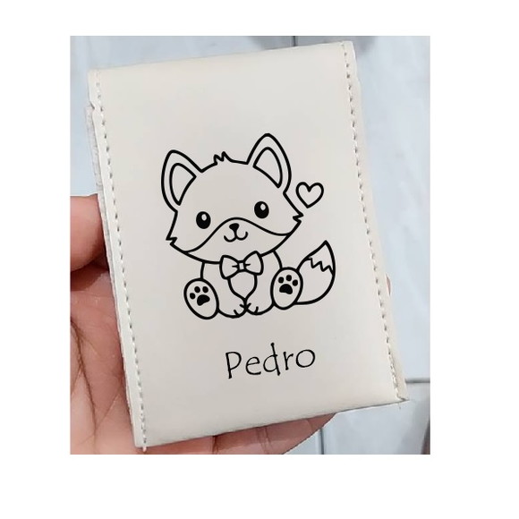 Porta Cartão Personalizado Cnh Carteira Niquel Maternidade