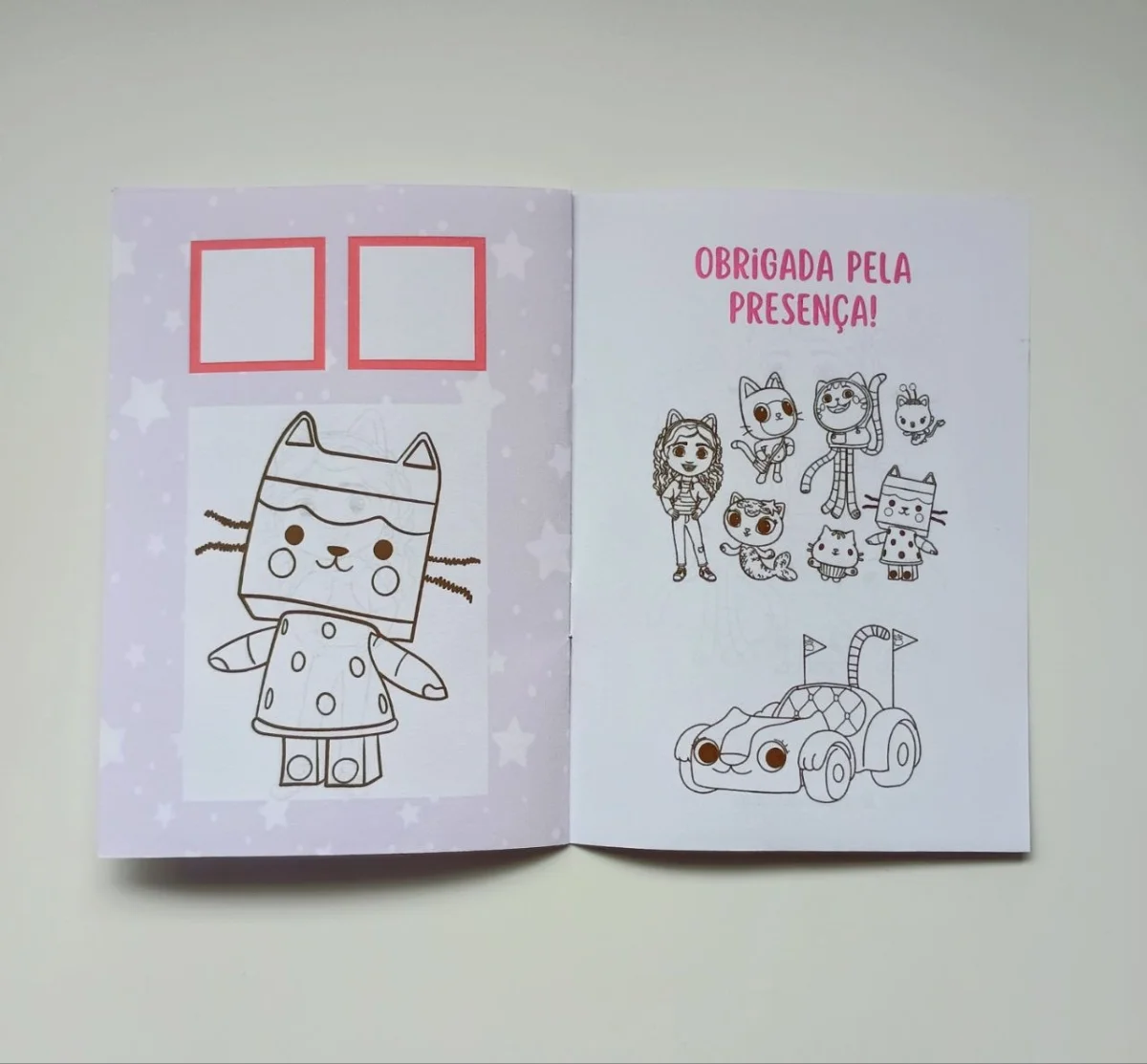 Álbum de Figurinhas e Colorir Lembrancinha Personalizada Aniversário Infantil A Casa Mágica da Gabby - Imagem 6