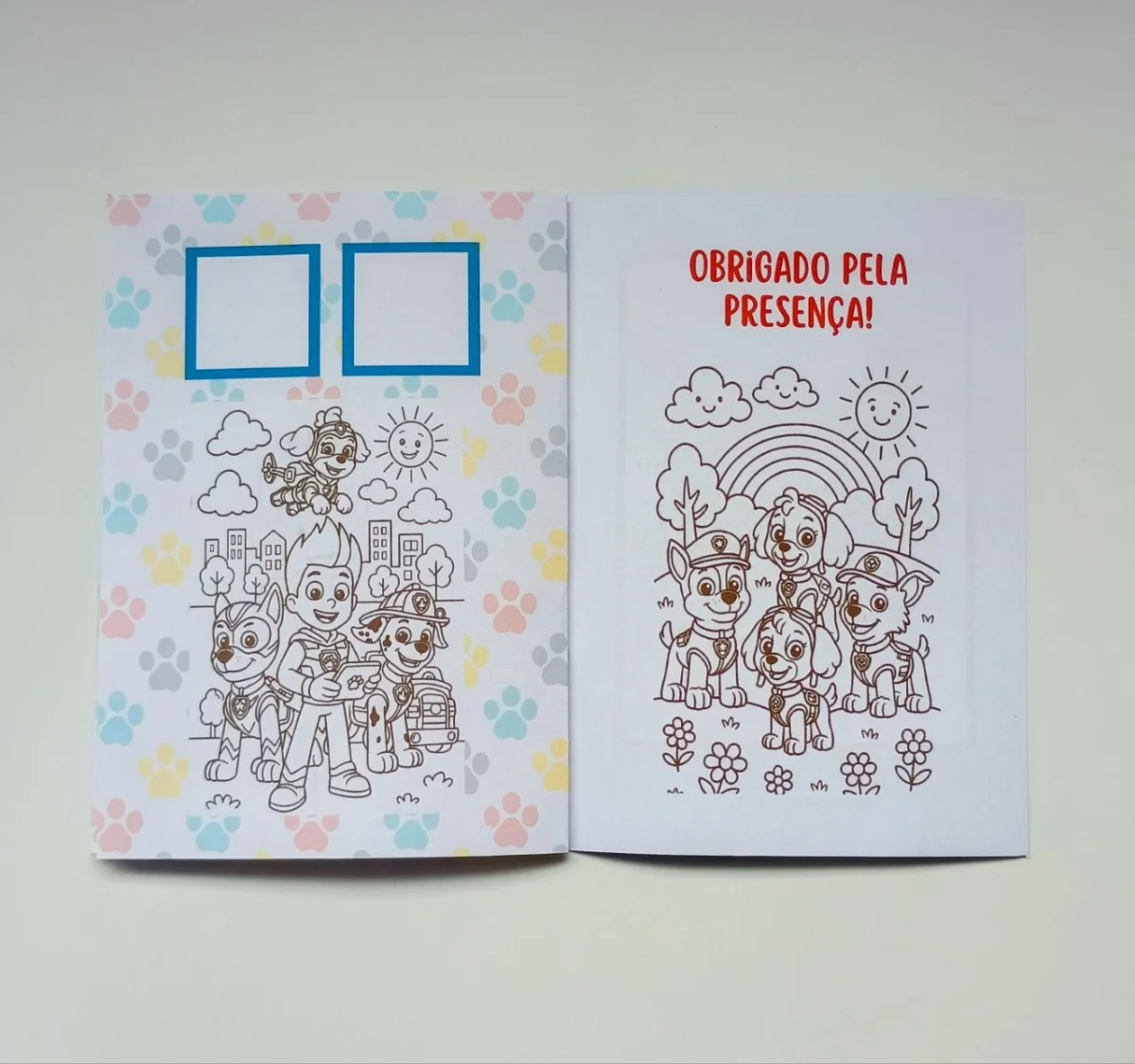 Álbum de Figurinhas e Livrinho de Colorir Lembrancinha Personalizada Aniversário Patrulha Canina - Imagem 6