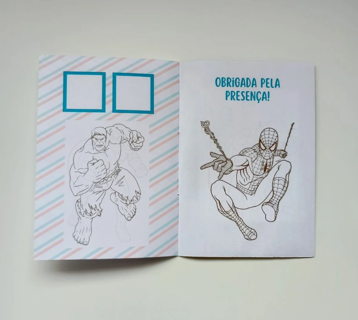 Álbum de Figurinhas e Livrinho de Colorir Lembrancinha Personalizada Aniversário Infantil Heróis - Imagem 6