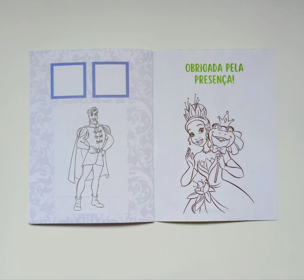 Álbum de Figurinhas e Livrinho de Colorir Lembrancinha Personalizada Aniversário Princesa Tiana - Imagem 6
