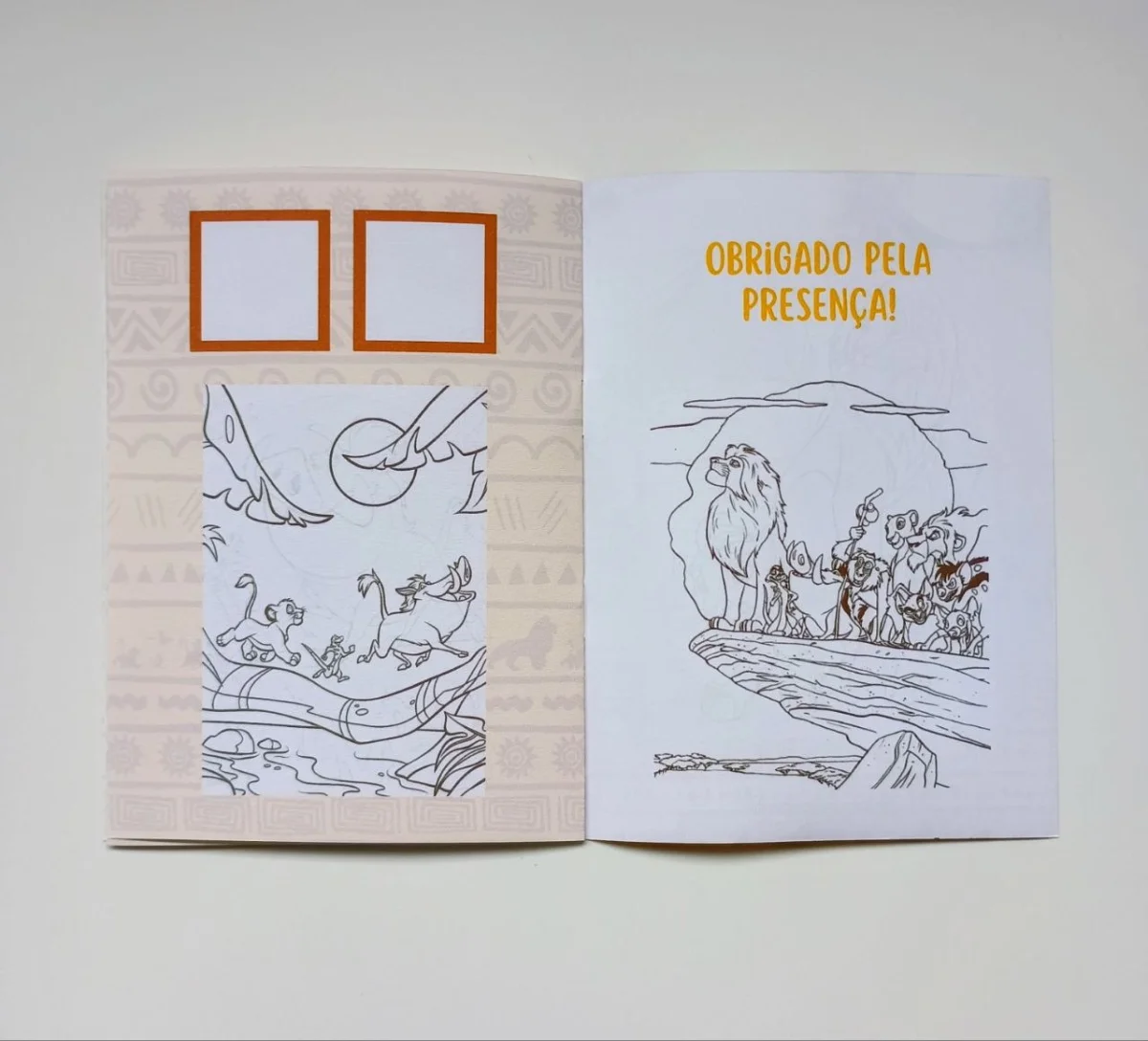 Álbum de Figurinhas e Livrinho de Colorir Lembrancinha Personalizada Aniversário Infantil O Rei Leão - Imagem 6