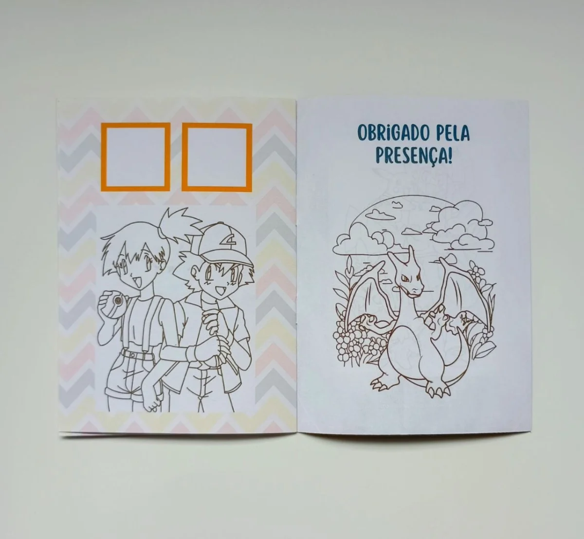 Álbum de Figurinhas e Livrinho de Colorir Lembrancinha Personalizada Aniversário Infantil Pokemon - Imagem 6