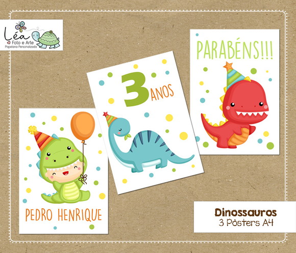 Poster Festa Dino Baby