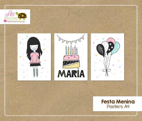 Poster Festa Menina