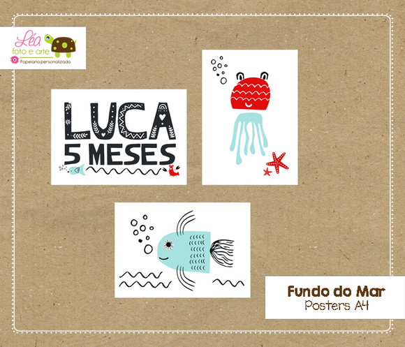 Poster Fundo do Mar