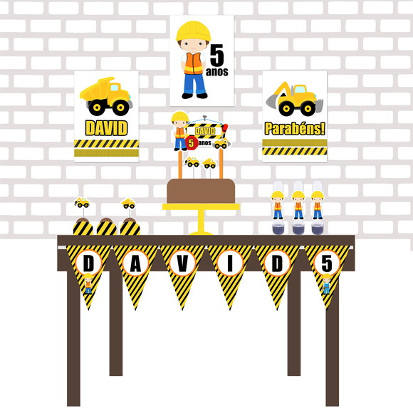 Kit Festa Construção