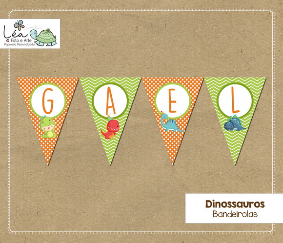 Kit Festa Dino Baby Menino - Imagem 5