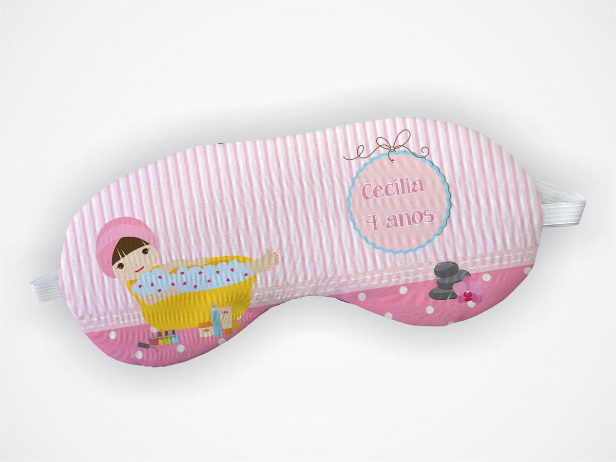 Mascara de Dormir Personalizada para lembrancinhas Spa - Imagem 1