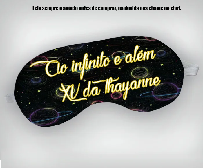 Mascara de Dormir Personalizada para lembrancinhas todos os temas - Imagem 2