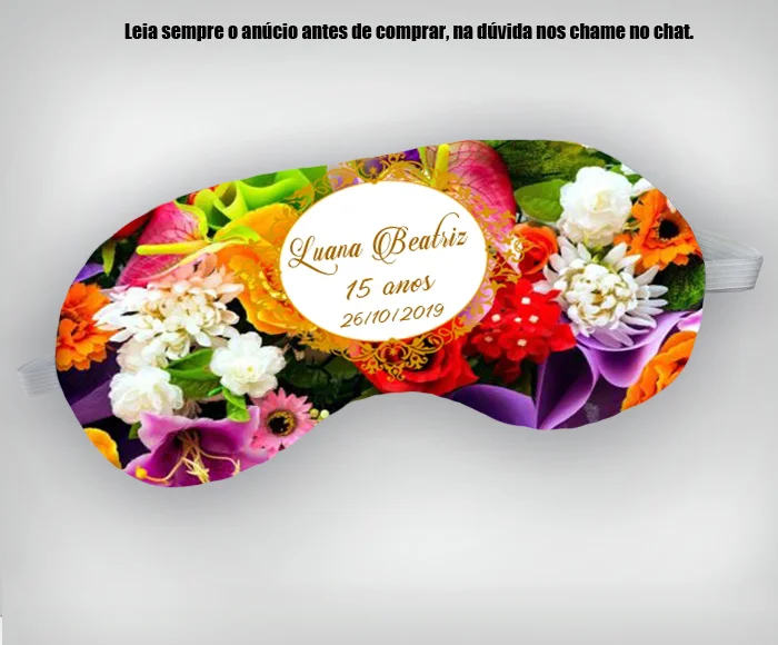 Mascara de Dormir Personalizada para lembrancinhas todos os temas - Imagem 6