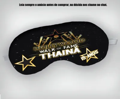 Mascara de Dormir Personalizada para lembrancinhas todos os temas