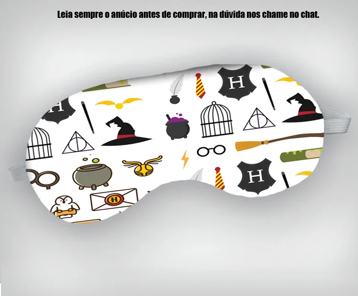 Mascara de Dormir Personalizada para lembrancinhas Harry Potter - Imagem 3