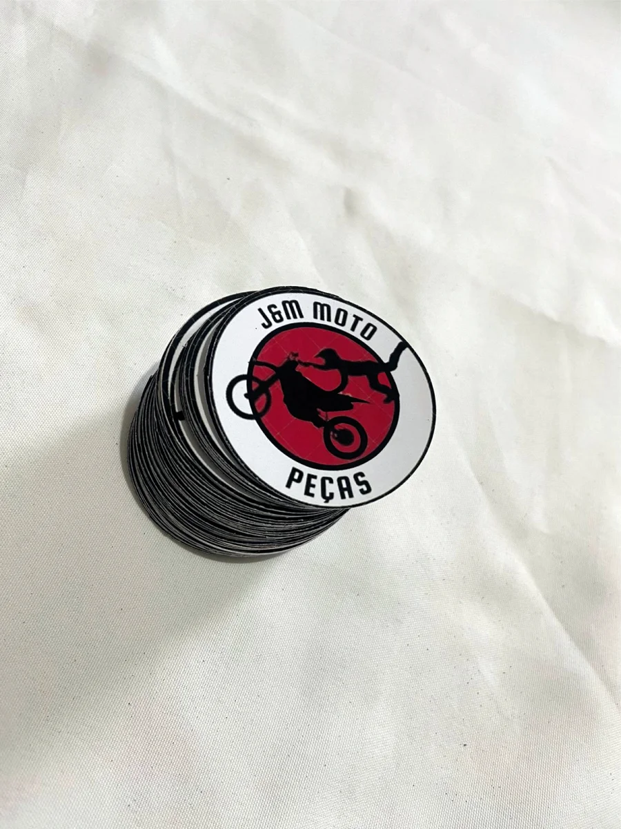 Adesivo Redondo 3x3cm Personalizado 30 unds - Imagem 4