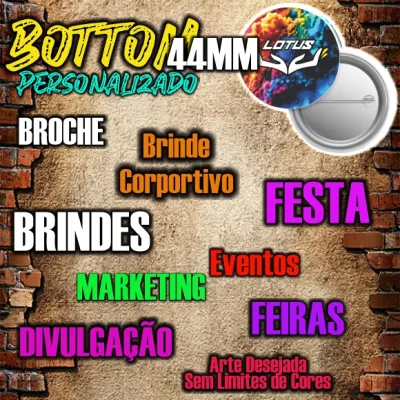 Bottons 44mm Personalizado