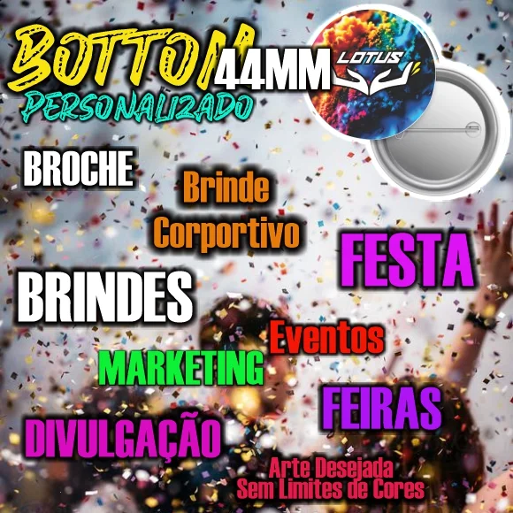Bottons 44mm Personalizado - Imagem 6