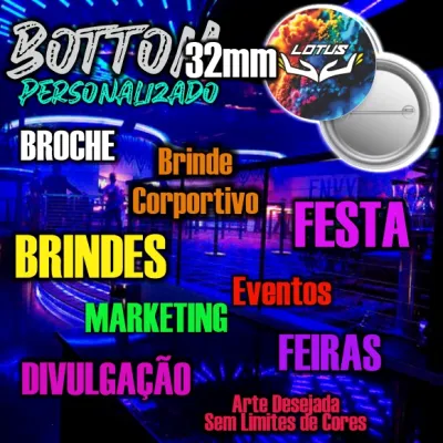Bottons 32mm Personalizado