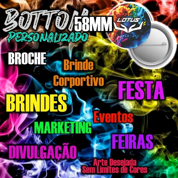 Bottons 58mm Personalizado - Imagem 7