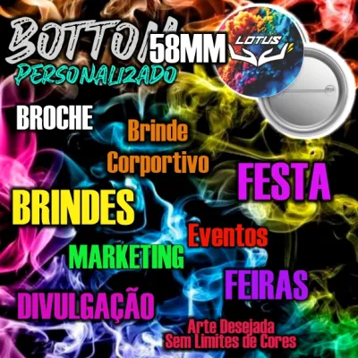 Bottons 58mm Personalizado