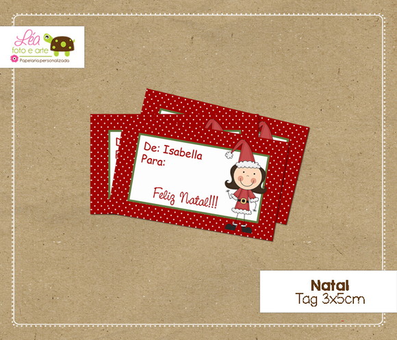 Tag Natal Menina