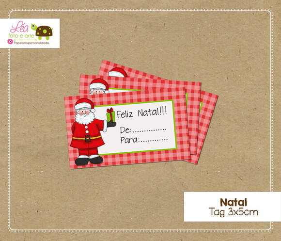 Tag Natal Papai Noel