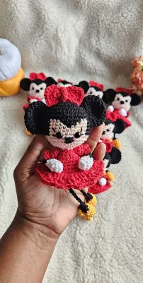 Chaveiro Mimi Bambolina Crochê Amigurumi Lembrancinha