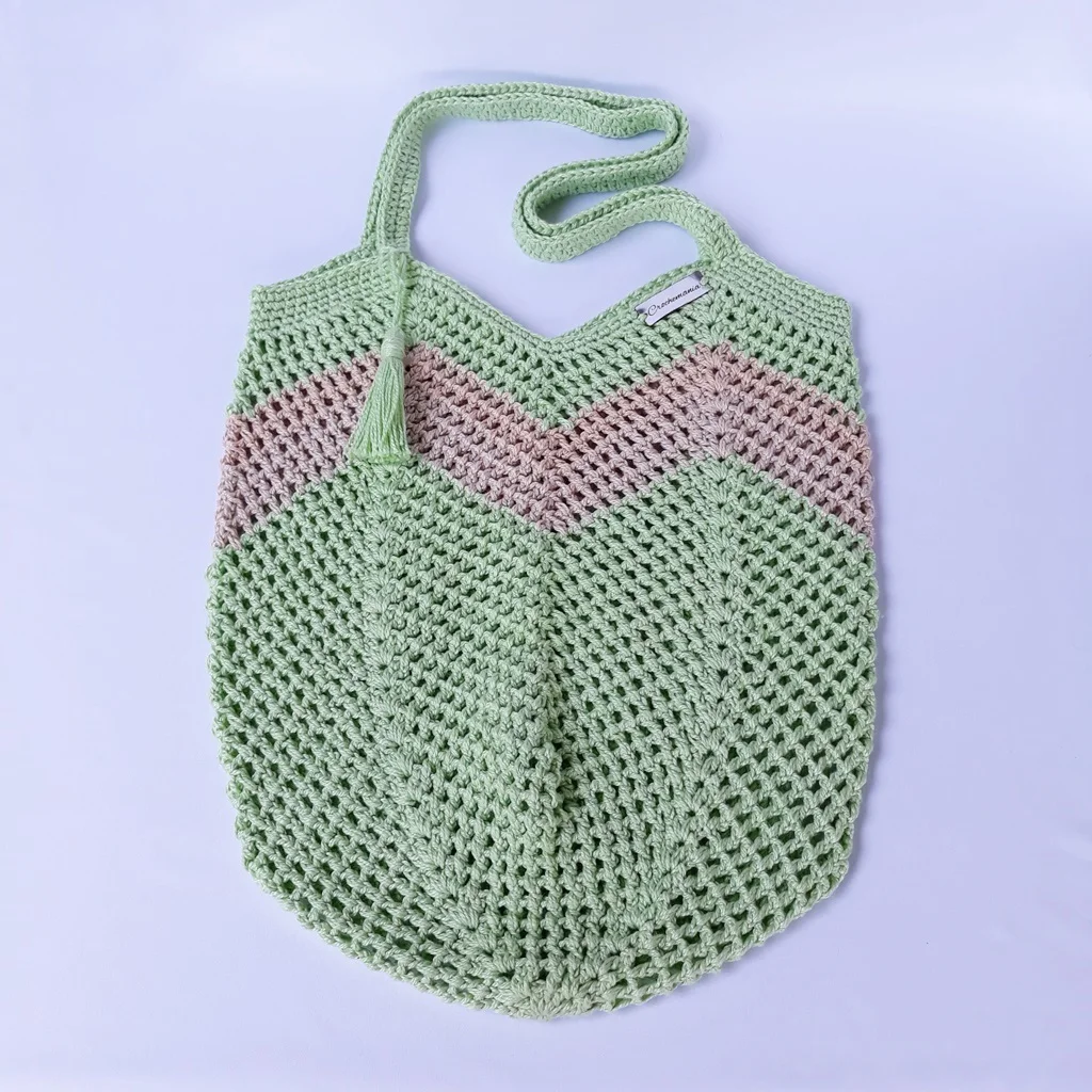 Bolsa de Crochê Veraneio Listrada VD01 - Imagem 6