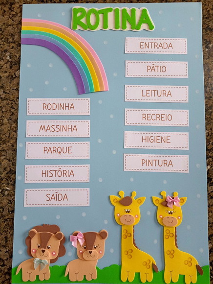 Kit Sala de Aula Arca de Noé com 7 Cartazes - Imagem 2