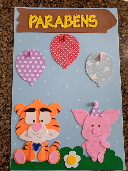 Kit Sala de Aula Ursinho Pooh com 8 Cartazes - Imagem 3