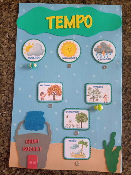 Kit Sala de Aula Tema Turma do Bob Esponja com 8 Cartazes - Imagem 4