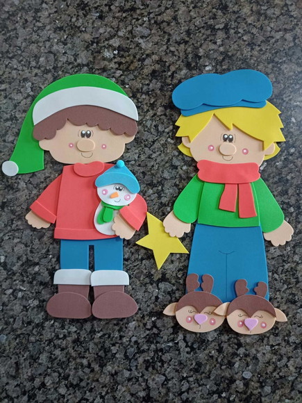Painel Natal com 6 Personagens de 40 cm Cada - Imagem 3