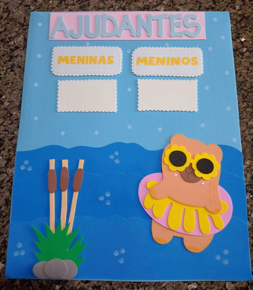 Kit Decoração Sala de Aula com 8 Cartazes Capivaras - Imagem 5
