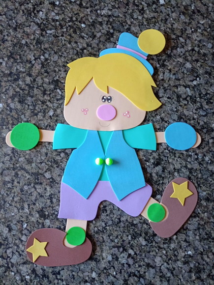 Painel com 4 Personagens Circo de 50 cm Cada - Imagem 3