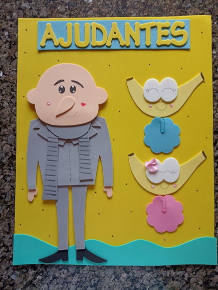 Decoração Sala de Aula Meu Malvado Favorito com 7 Cartazes - Imagem 3