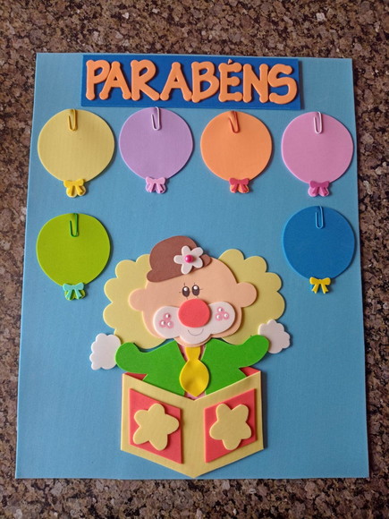 Kit Sala de Aula Palhacinhos com 7 Cartazes - Imagem 2