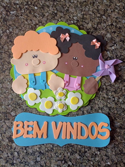 Kit Sala de Aula Crianças Brincando com 7 Cartazes - Imagem 3