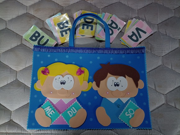 Kit 2 Sacolas Silábica e Matemática - Imagem 2