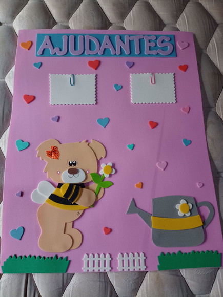 Kit Sala de Aula Bichinhos Brincando no Jardim - Imagem 4