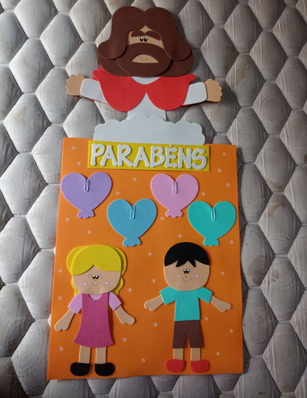 Kit Sala de Aula Jesus e as Crianças com 4 Cartazes - Imagem 3