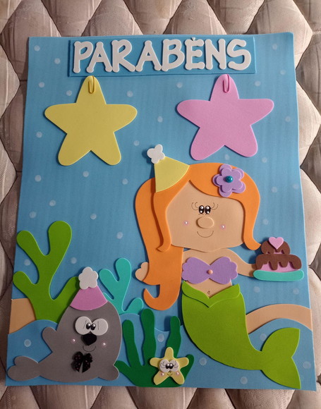 Kit Sala de Aula Tema Fundo do Mar com 7 Cartazes - Imagem 3