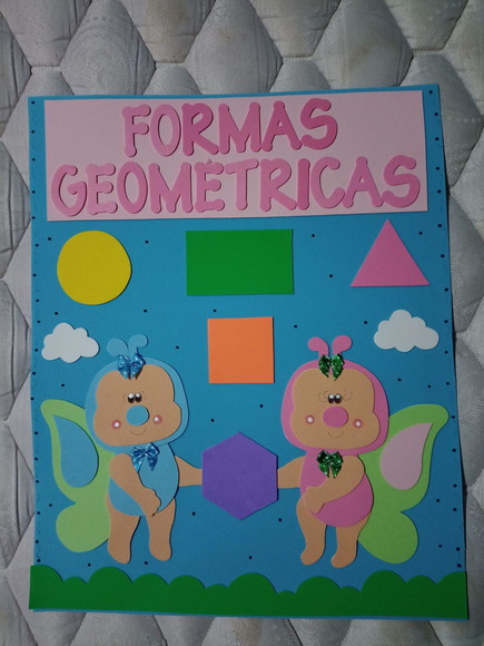 Cartaz Formas Geométricas Bichinhos do Jardim