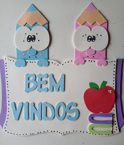 Kit Sala de Aula Tema Materiais Escolares - Imagem 4