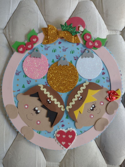 Placa de Natal Crianças