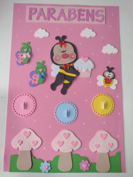 Kit Decoração Sala de Aula Bichinhos do Jardim - Imagem 3