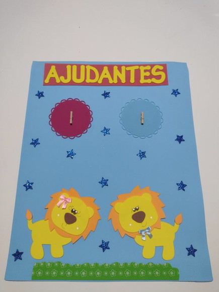 Kit sala de aula leões ( leõezinhos) - Imagem 3