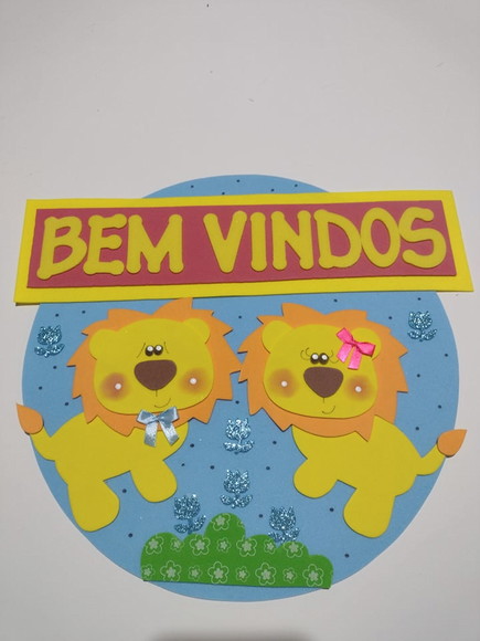 Kit sala de aula leões ( leõezinhos)