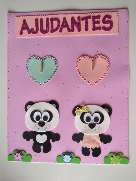Kit Sala de Aula Pandas ( Pandinhas) - Imagem 3