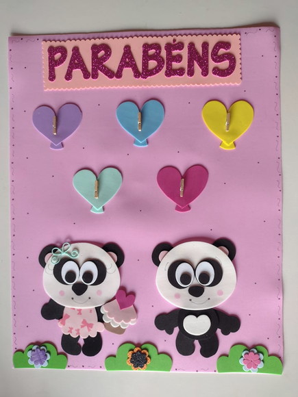 Kit Sala de Aula Pandas ( Pandinhas) - Imagem 2