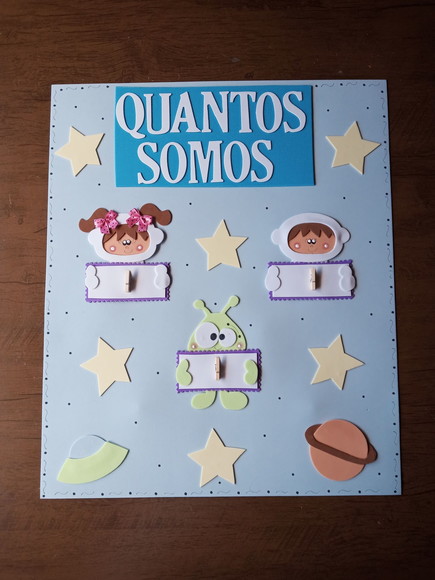 Kit Sala de Aula Tema Astronautas - Imagem 5