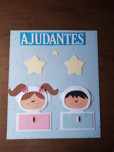 Kit Sala de Aula Tema Astronautas - Imagem 4